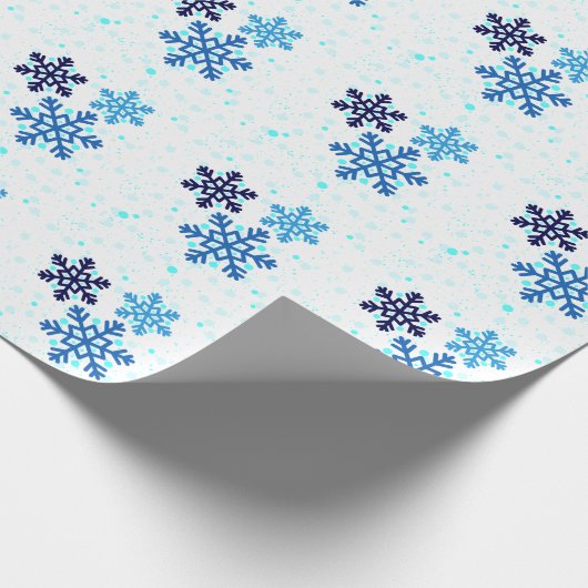 Snowflake Holiday Geschenkpapier (Ecke)