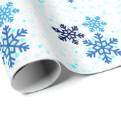 Snowflake Holiday Geschenkpapier (Rolleneckpunkt)