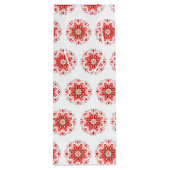 Snowflake Holiday Geschenktasche Geschenktüte Für Weinflaschen (Rückseite)