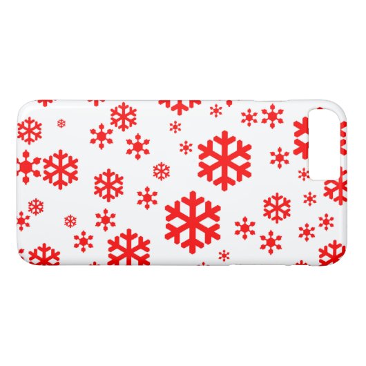 Snowflake Holiday iPhone Case (Rückseite (Horizontal))