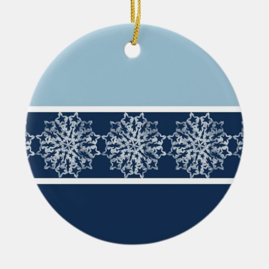 Snowflake Holiday Ornament (Vorne)