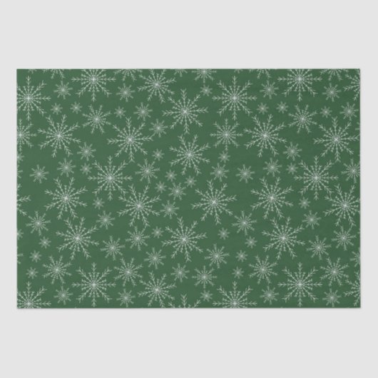 Snowflake Holiday Seidenpapier (Vorderseite)