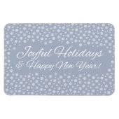 Snowflake Holidays Magnet (Horizontal)