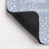 Snowflake Holidays Mousepad (Ecke)