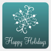 Snowflake Holidays Stickers (Vorderseite)
