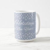 Snowflake Holidays Tasse - wählen Sie Stil, Farbe (VorderseiteRechts)