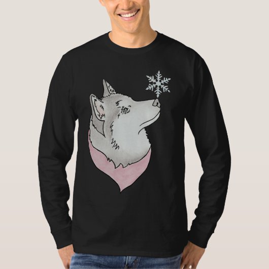 Snowflake Husky T-Shirt (Vorderseite)