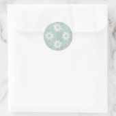 Snowflake Ice Blue Sticker (Tasche)