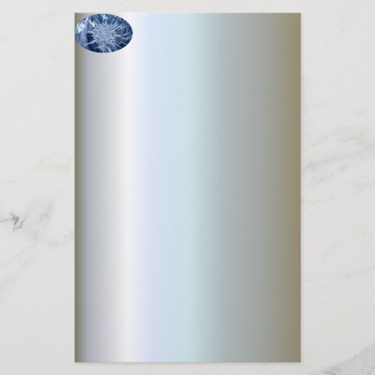 Snowflake Ice Briefpapier (Vorderseite)