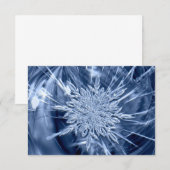 Snowflake Ice Dankeskarte (Vorne/Hinten)