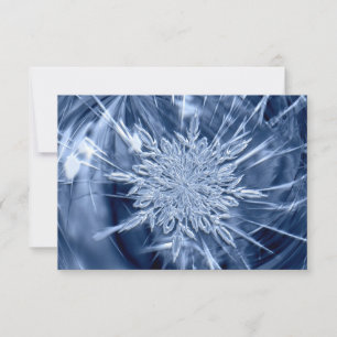 Snowflake Ice Dankeskarte