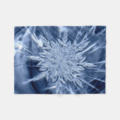 Snowflake Ice Fleecedecke (Vorderseite (Horizontal))