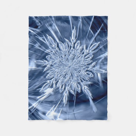 Snowflake Ice Fleecedecke (Vorderseite)