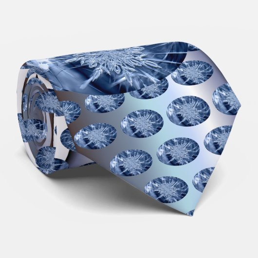 Snowflake Ice Krawatte (Gerollt)