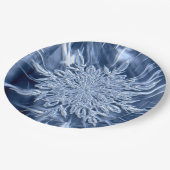 Snowflake Ice Pappteller (Schrägansicht)