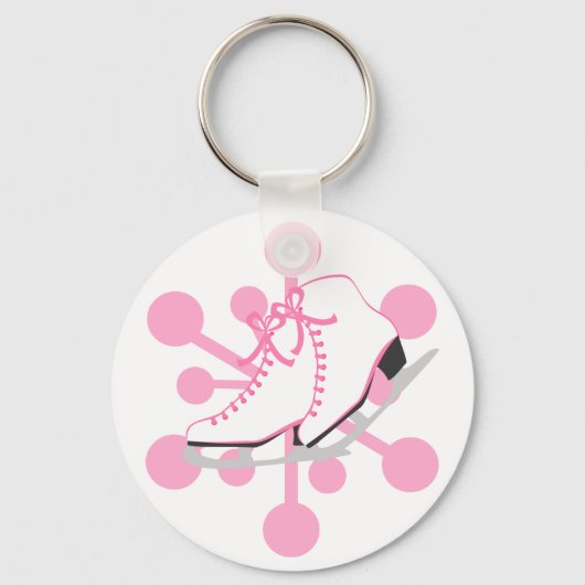 Snowflake Ice Skate Schlüsselanhänger (Vorderseite)