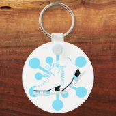 Snowflake Ice Skate Schlüsselanhänger (Vorderseite)