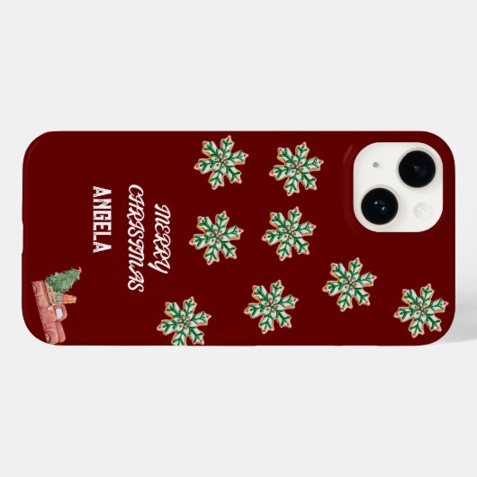 Snowflake iPhone Case (Rückseite (Horizontal))
