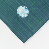 Snowflake Jewelen 3D Fleecedecke (Ecke)