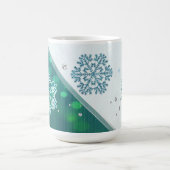 Snowflake Jewelen 3D Kaffeetasse (Mittel)