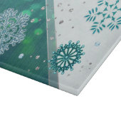 Snowflake Jewelen 3D Schneidebrett (Ecke)