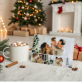 Snowflake Joy Familie Foto Collage Weihnachten