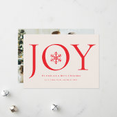 Snowflake Joy Familie Foto Collage Weihnachten