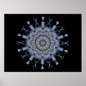 Snowflake Kaleidoskop Poster (Vorne)