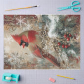 Snowflake-Kardinal Seidenpapier (Basteln)