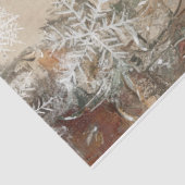 Snowflake-Kardinal Seidenpapier (Ausschnitt)