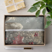 Snowflake-Kardinal Seidenpapier (Geschenk)