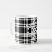 Snowflake Kariert Coffee Tasse (Vorderseite Links)