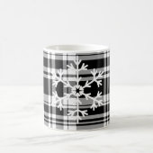 Snowflake Kariert Coffee Tasse (Mittel)