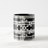 Snowflake Kariert Coffee Tasse (Mittel)