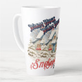 SnowFlake Kisses Latte-Tasse Milchtasse (Linke Ecke)
