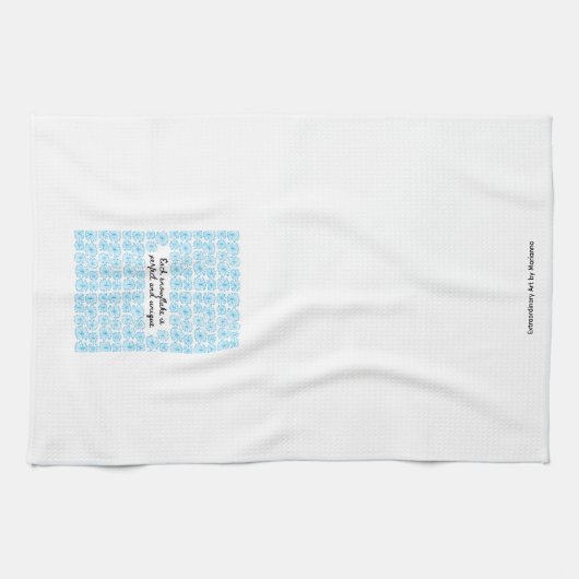 Snowflake Kitchen Towel Geschirrtuch (Horizontal)