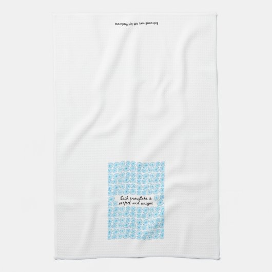 Snowflake Kitchen Towel Geschirrtuch (Vertikal)