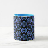 Snowflake-Konstellation - Blau Tasse (Zentrum)