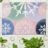 Snowflake-Konstellationen Geschirrtuch (Gefaltet)