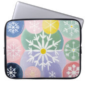 Snowflake-Konstellationen Laptopschutzhülle (Vorderseite)