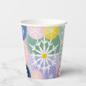 Snowflake-Konstellationen Pappbecher (Rückseite)