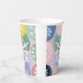 Snowflake-Konstellationen Pappbecher (Links)