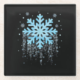 Snowflake Kostüm Winter Weihnachten Matching Mens Glasuntersetzer