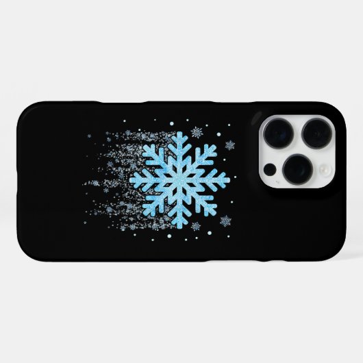 Snowflake Kostüm Winter Weihnachten Matching Mens iPhone Hülle (Rückseite (Horizontal))