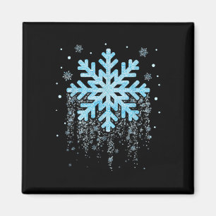 Snowflake Kostüm Winter Weihnachten Matching Mens Magnet