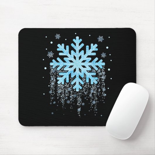Snowflake Kostüm Winter Weihnachten Matching Mens Mousepad (Mit Mouse)