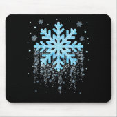 Snowflake Kostüm Winter Weihnachten Matching Mens Mousepad (Vorne)