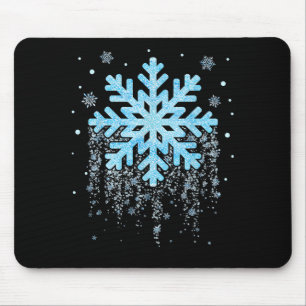 Snowflake Kostüm Winter Weihnachten Matching Mens  Mousepad