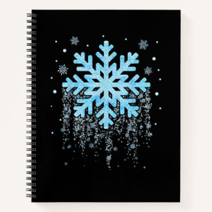 Snowflake Kostüm Winter Weihnachten Matching Mens Notizblock