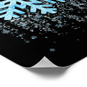 Snowflake Kostüm Winter Weihnachten Matching Mens Poster (Ecke)